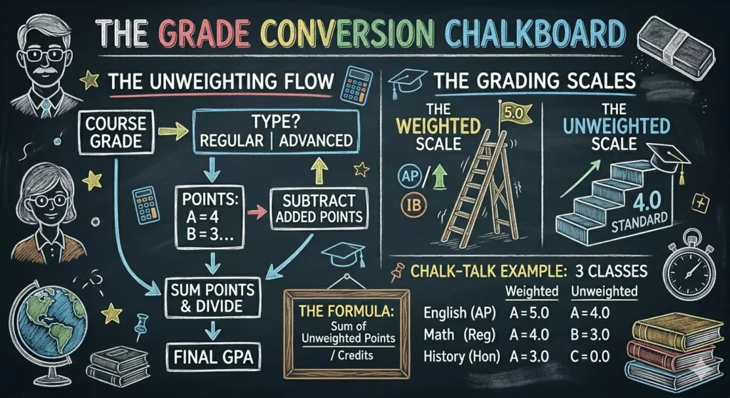 How to Convert Weighted GPA to Unweighted? 2 How to Convert Weighted GPA to Unweighted?